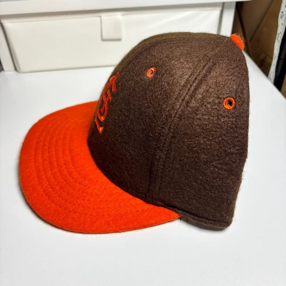 Roman Pro St Louis Cardinals Vintage 100% Wool Fitted Hat Brown Orange USA‎ Made